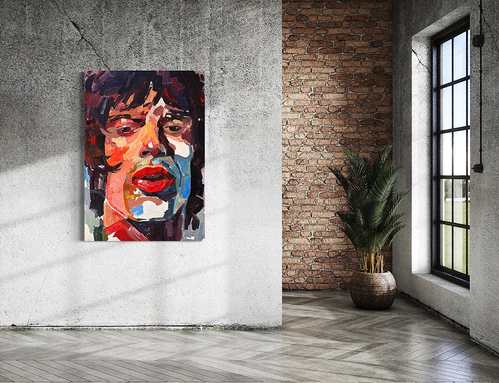 "Mick" - Acrylic Painting on canvas