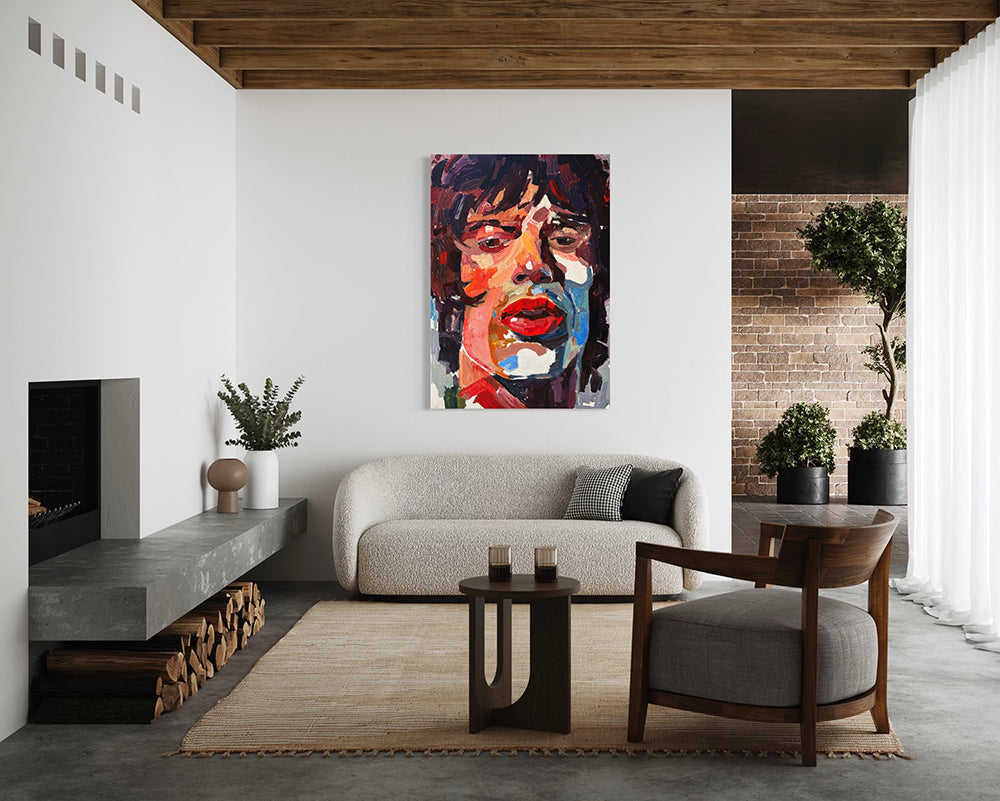 "Mick" - Acrylic Painting on canvas