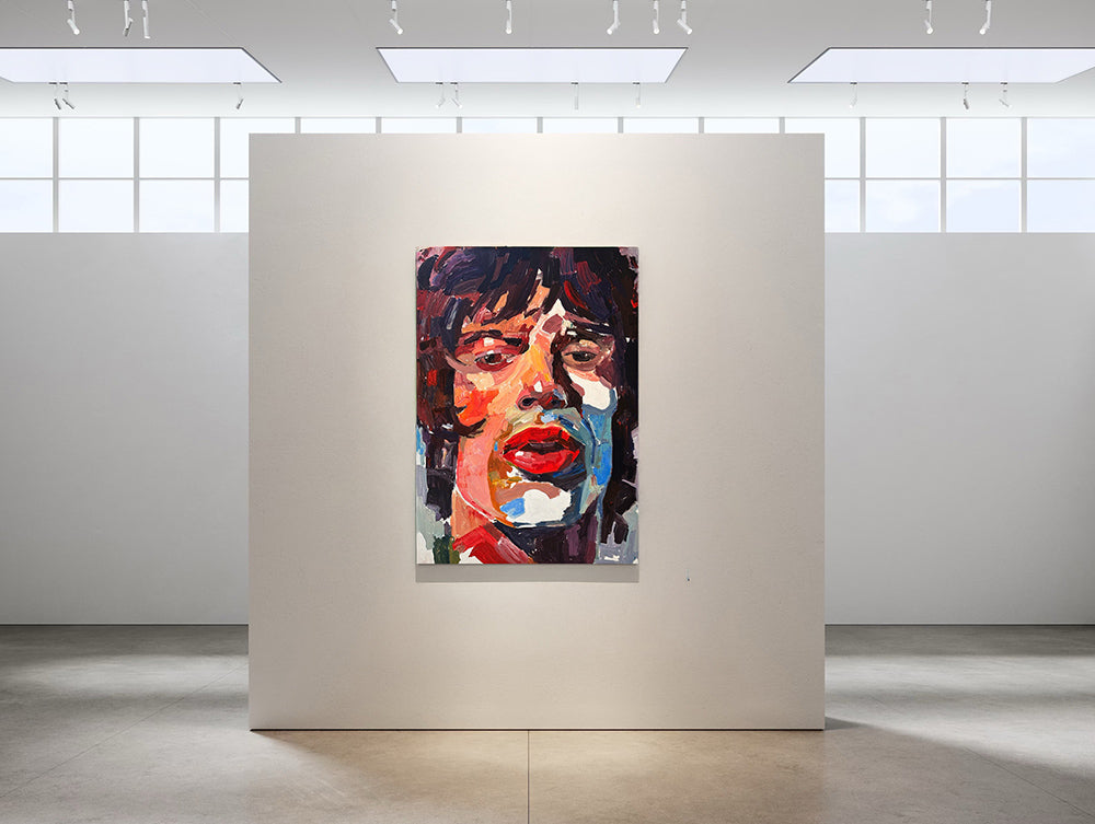 "Mick" - Acrylic Painting on canvas